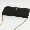 Christian Dior Trotter Canvas Chain Shoulder Bag Black Auth yk16037-6
