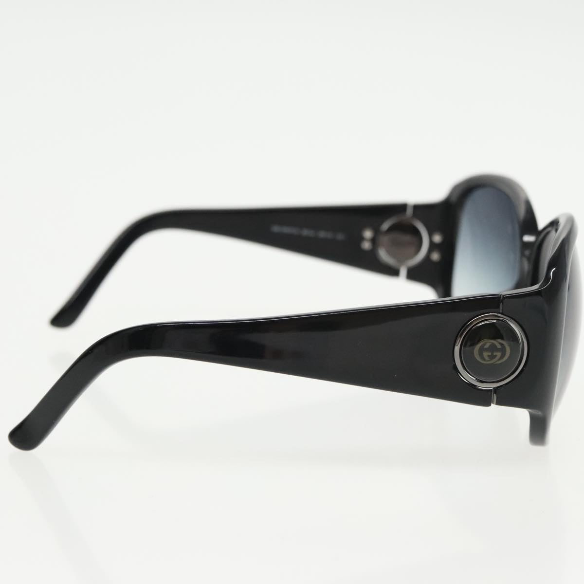 GUCCI Sunglasses plastic Black Auth yk16053