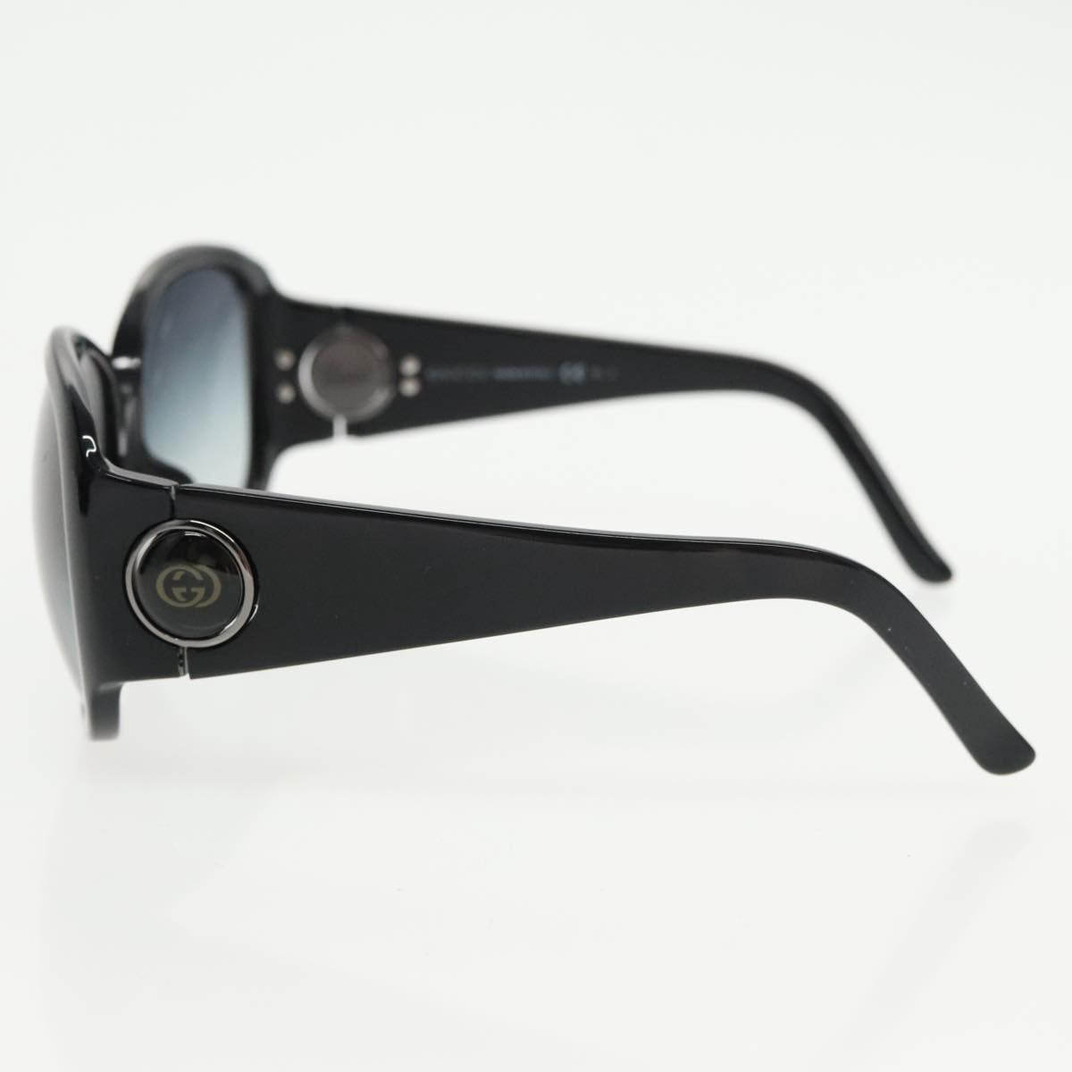 GUCCI Sunglasses plastic Black Auth yk16053