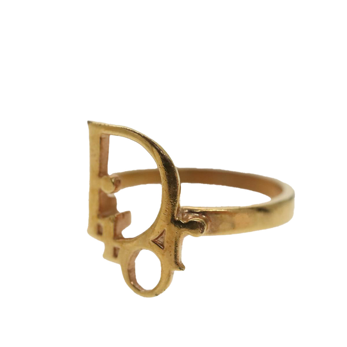 Christian Dior Ring metal Gold Auth yk16066