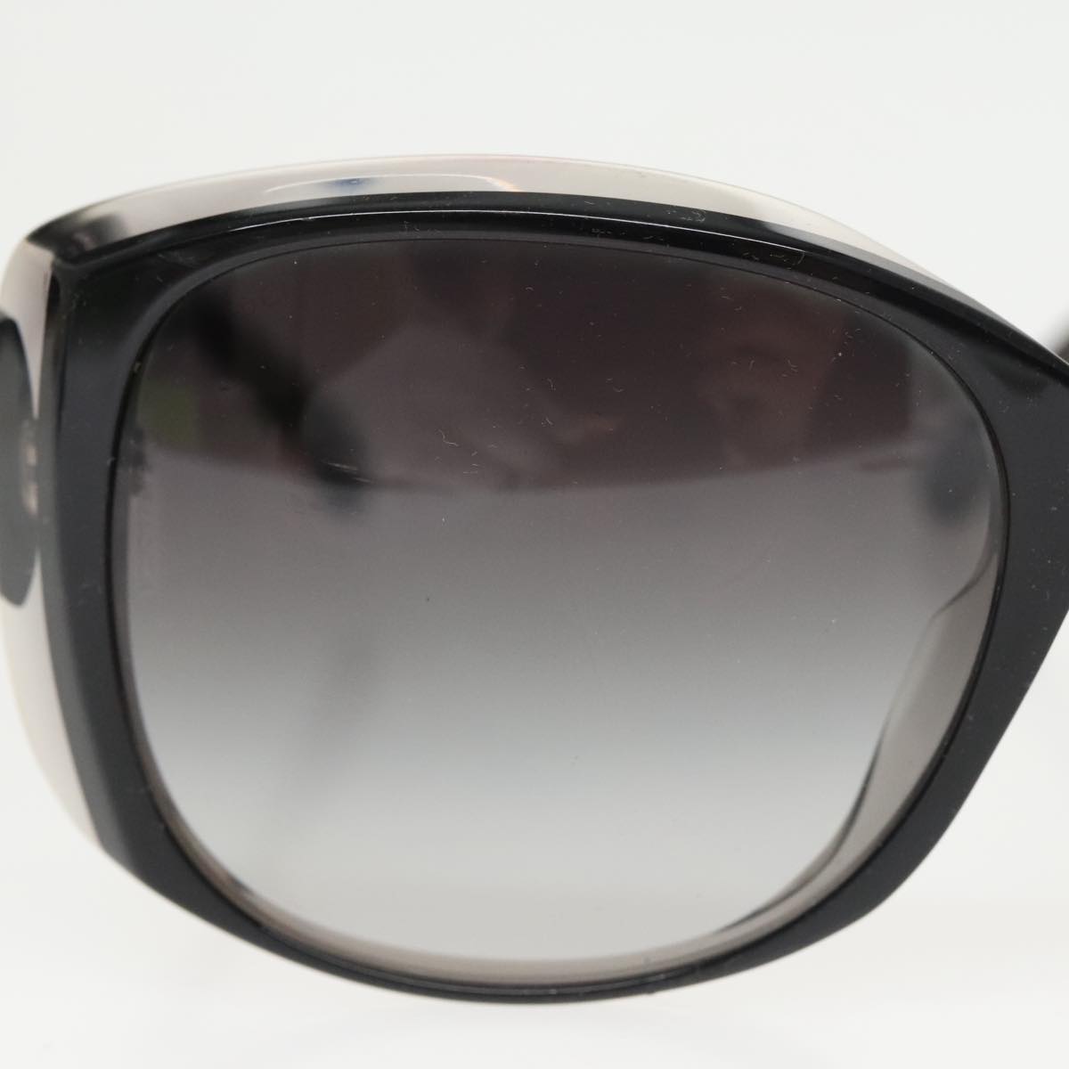 CHANEL Sunglasses plastic Black CC Auth yk16074