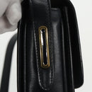 GUCCI Shoulder Bag Leather Navy Gold Auth yk16077-19