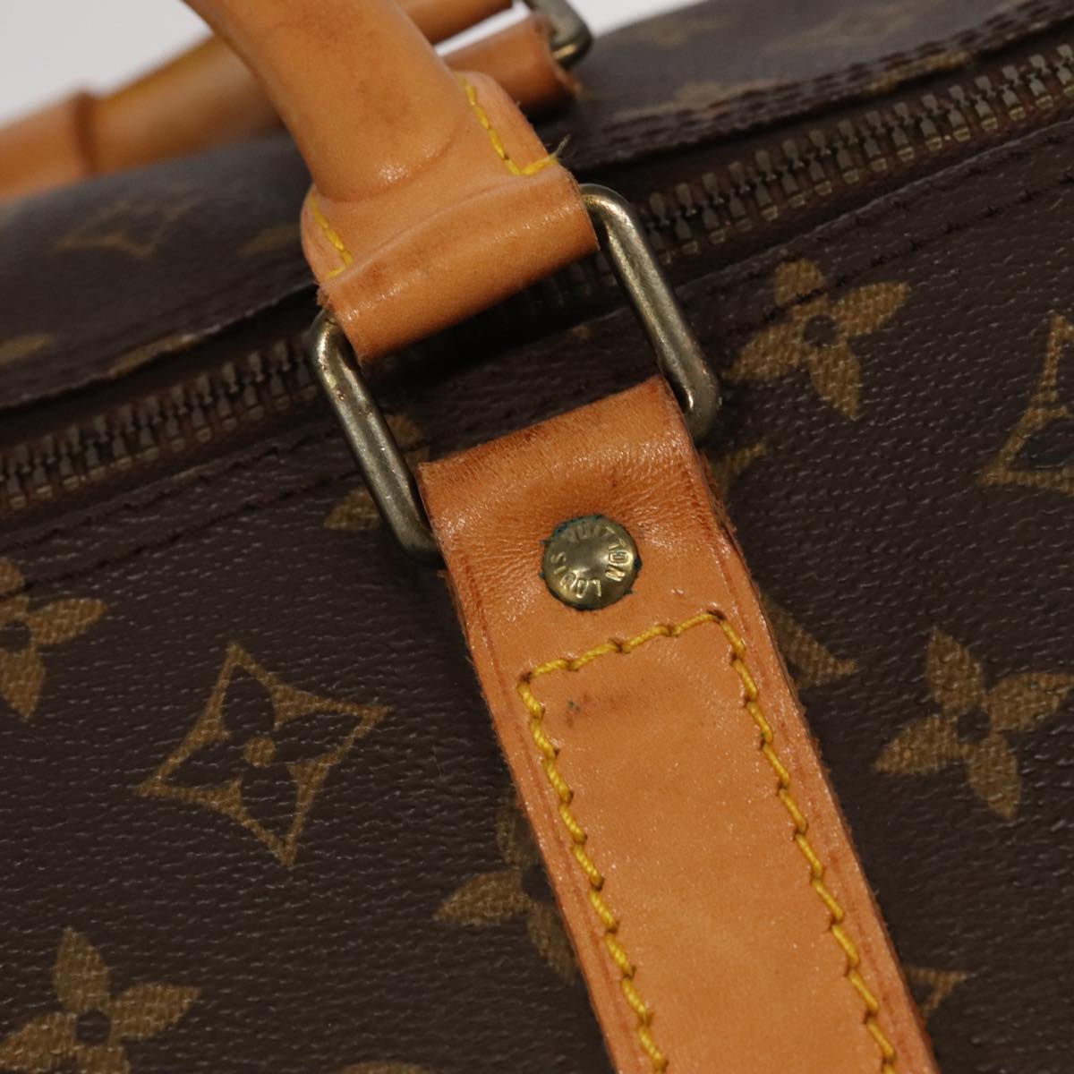 LOUIS VUITTON Monogram Keepall 60 Boston Bag M41422 LV Auth yk16088