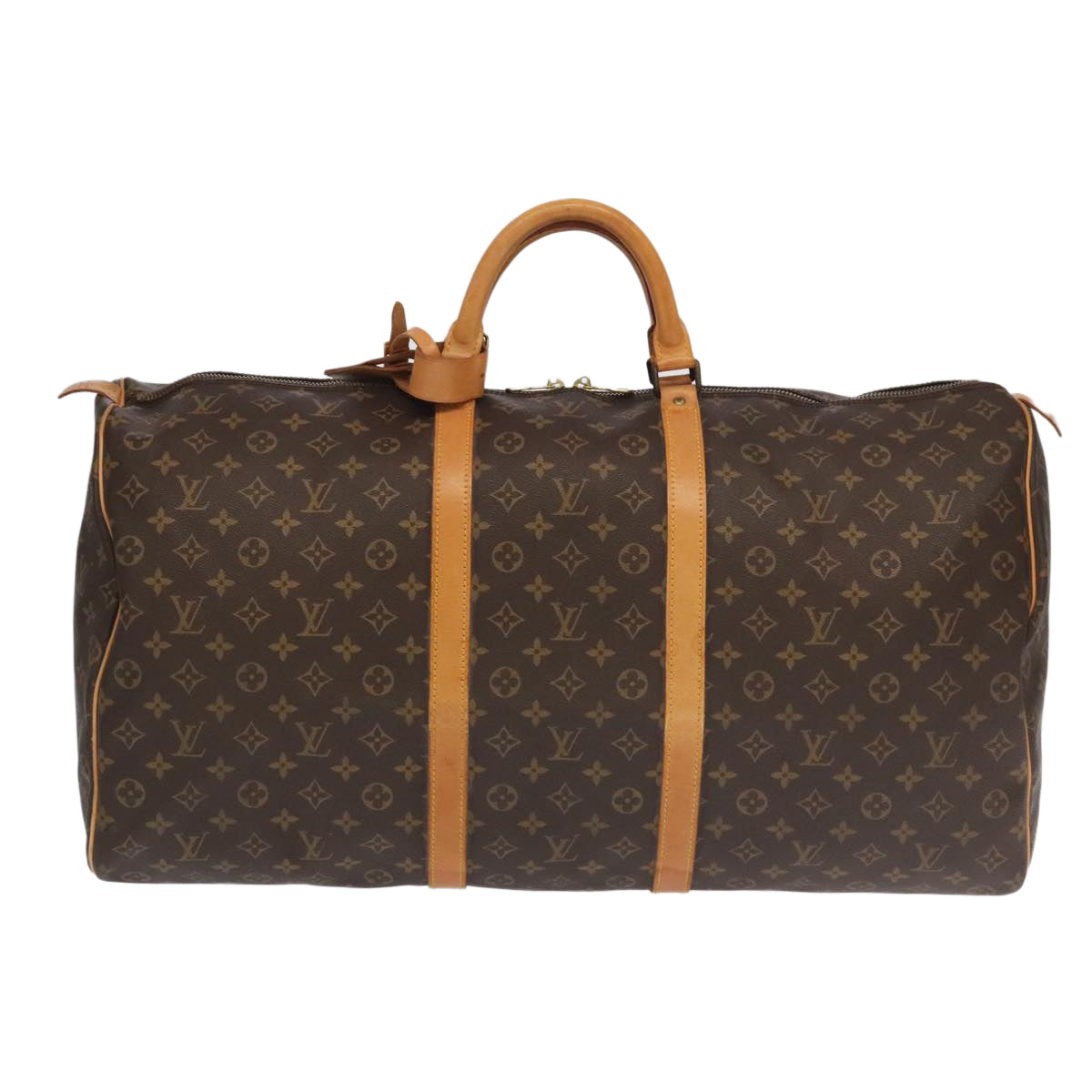 LOUIS VUITTON Monogram Keepall 60 Boston Bag M41422 LV Auth yk16088