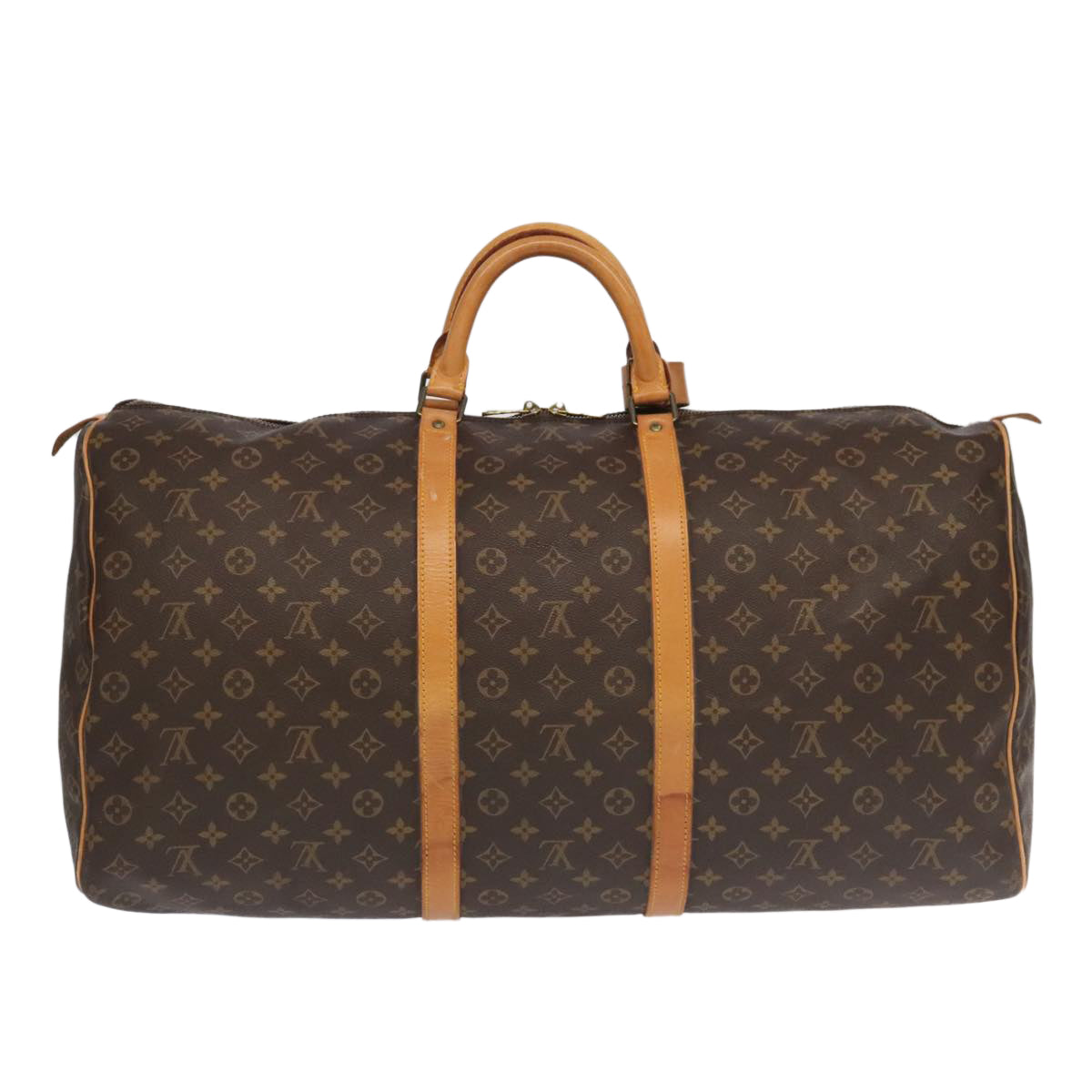 LOUIS VUITTON Monogram Keepall 60 Boston Bag M41422 LV Auth yk16088 - 0