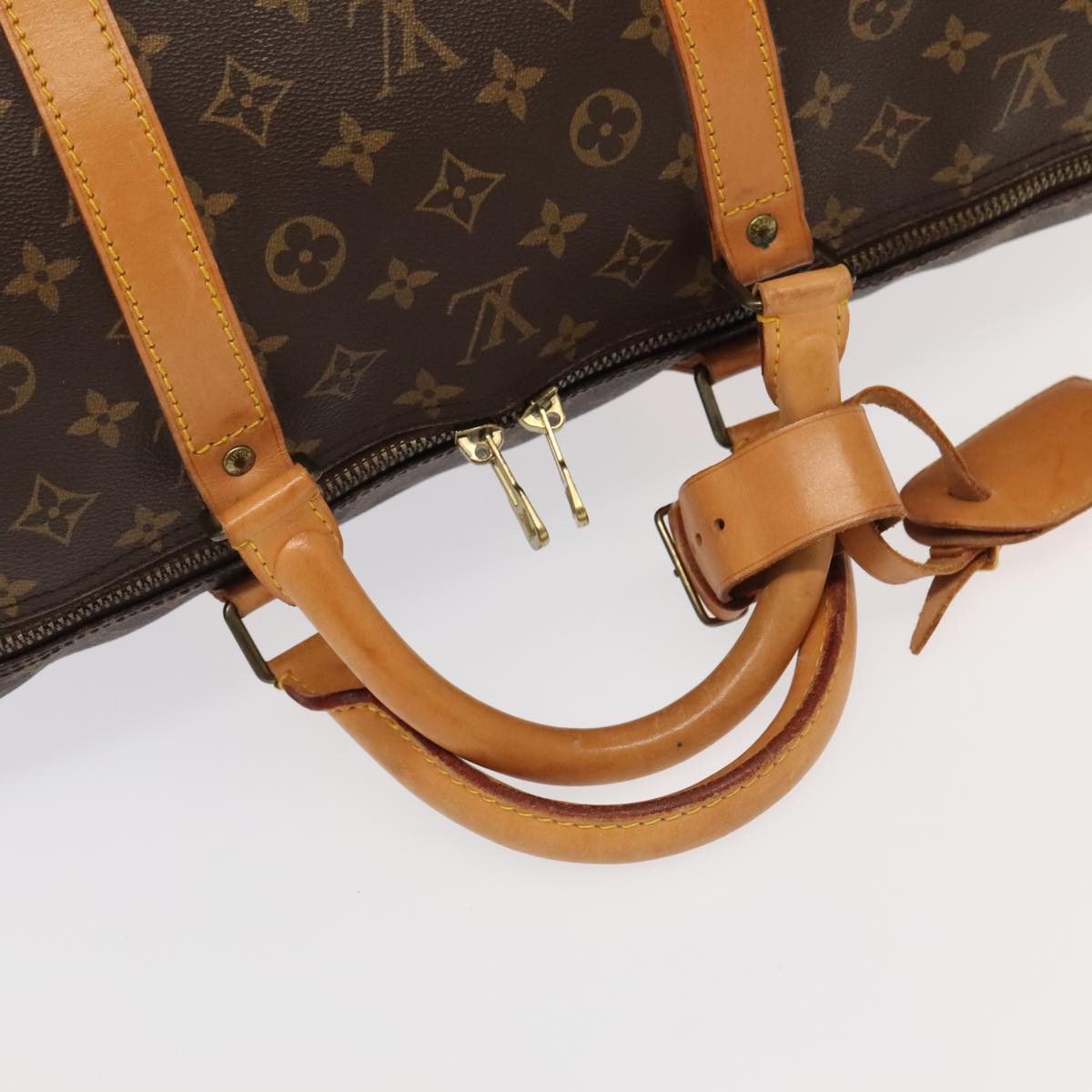 LOUIS VUITTON Monogram Keepall 60 Boston Bag M41422 LV Auth yk16088