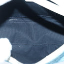 CELINE C Macadam Canvas Accessory Pouch Blue Auth yk16090V-10