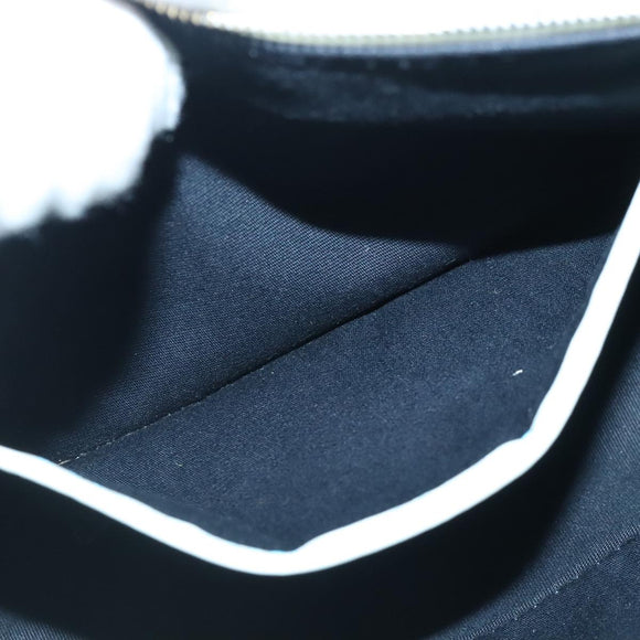 CELINE C Macadam Canvas Accessory Pouch Blue Auth yk16090V