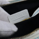 CELINE C Macadam Canvas Accessory Pouch Blue Auth yk16090V-11