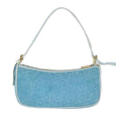 CELINE C Macadam Canvas Accessory Pouch Blue Auth yk16090V-2