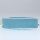 CELINE C Macadam Canvas Accessory Pouch Blue Auth yk16090V-5