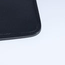 Christian Dior Chain Shoulder Bag Leather Navy Gold Auth yk16101-16