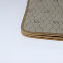 Christian Dior Honeycomb Canvas Chain Shoulder Bag PVC Beige Gold Auth yk16112-9