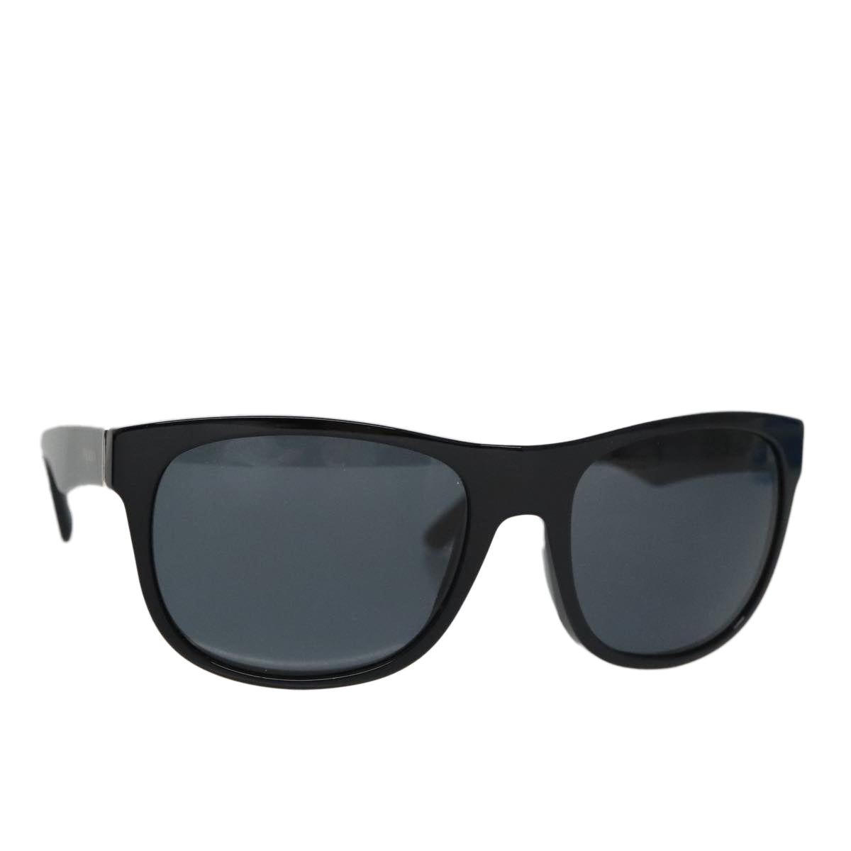 PRADA Sunglasses plastic Black Auth yk16125