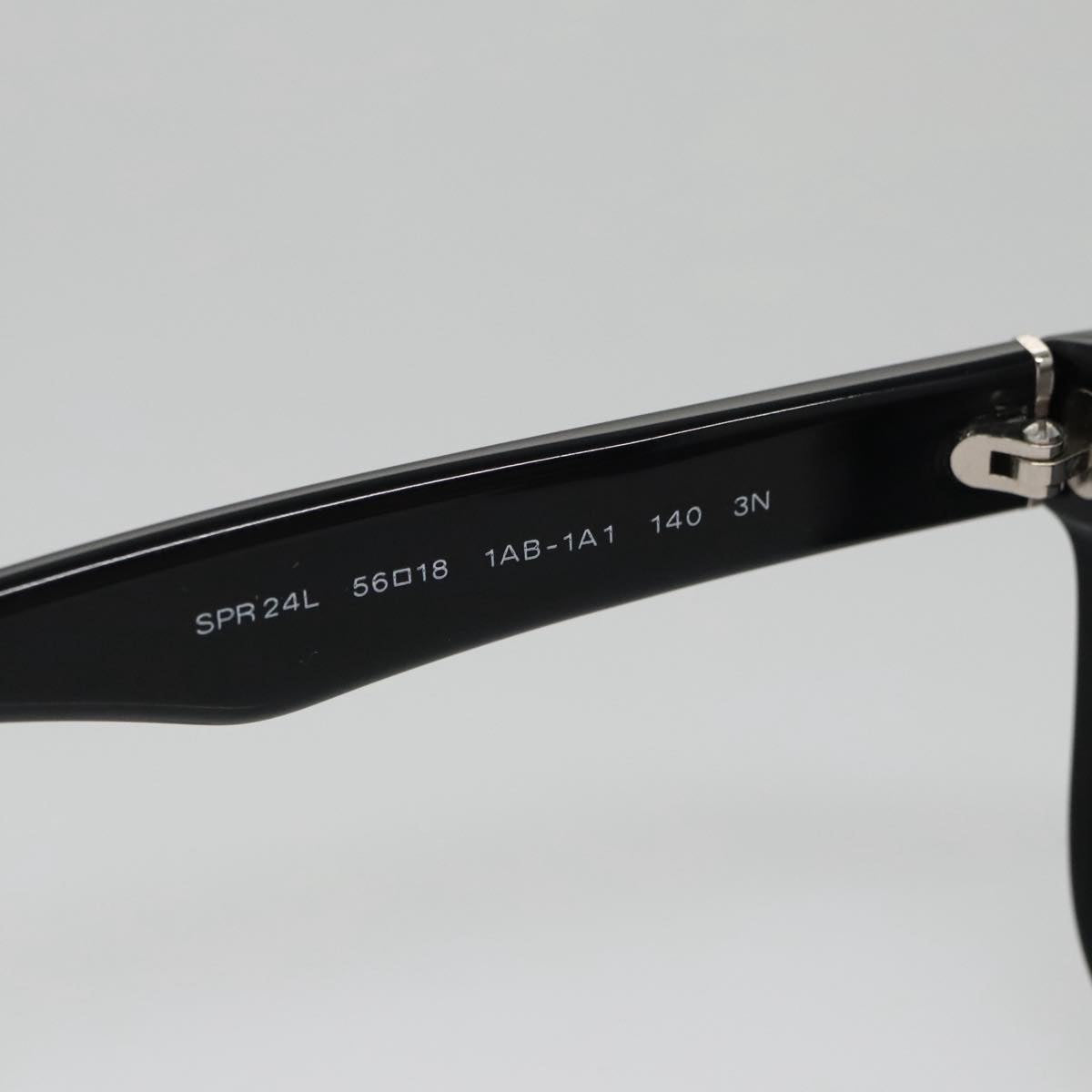 PRADA Sunglasses plastic Black Auth yk16125