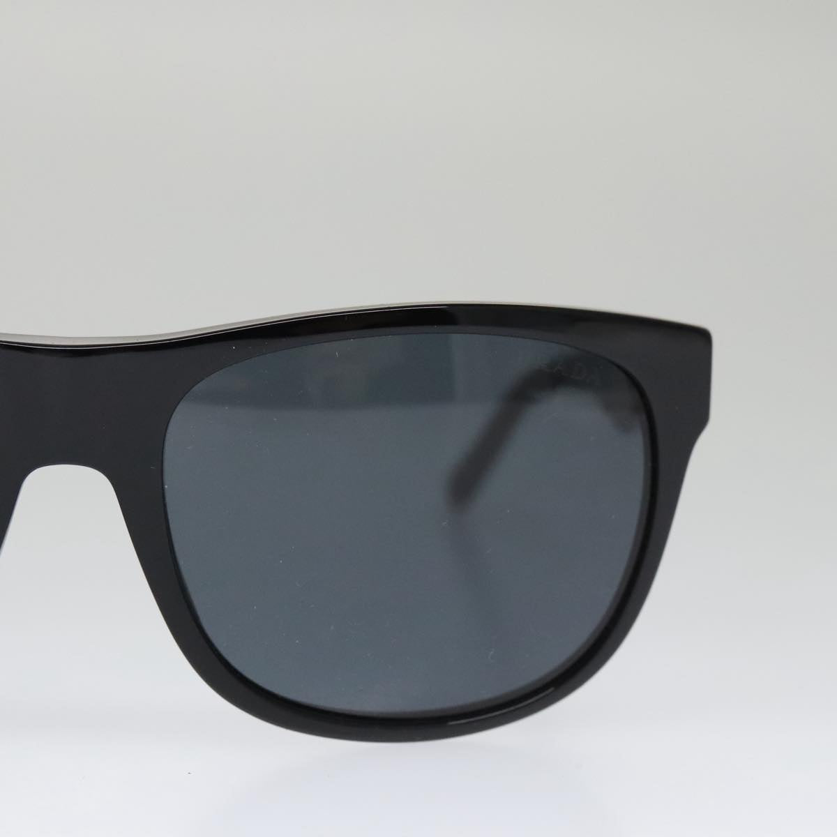 PRADA Sunglasses plastic Black Auth yk16125