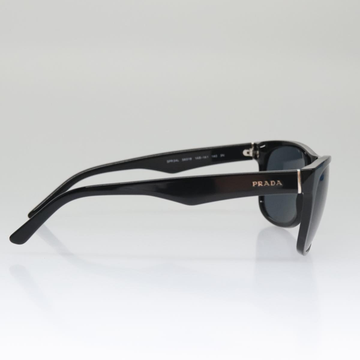 PRADA Sunglasses plastic Black Auth yk16125