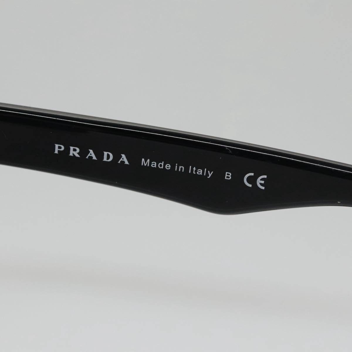 PRADA Sunglasses plastic Black Auth yk16125