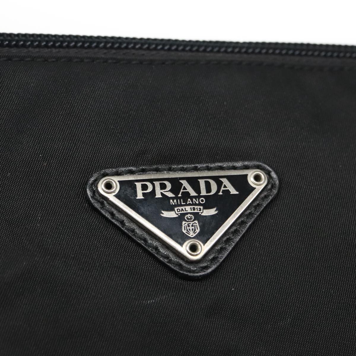 PRADA Tote Bag Nylon Black Auth yk16165