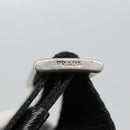 PRADA Shoulder Bag Nylon Black Silver Auth yk16168-19