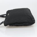 PRADA Shoulder Bag Nylon Black Silver Auth yk16168-4