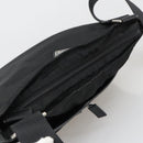 PRADA Shoulder Bag Nylon Black Silver Auth yk16168-6