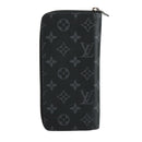 LOUIS VUITTON Monogram Eclipse Zippy Wallet Vertical Wallet M62295 Auth yk16188-2