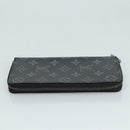 LOUIS VUITTON Monogram Eclipse Zippy Wallet Vertical Wallet M62295 Auth yk16188-3