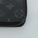 LOUIS VUITTON Monogram Eclipse Zippy Wallet Vertical Wallet M62295 Auth yk16188-7