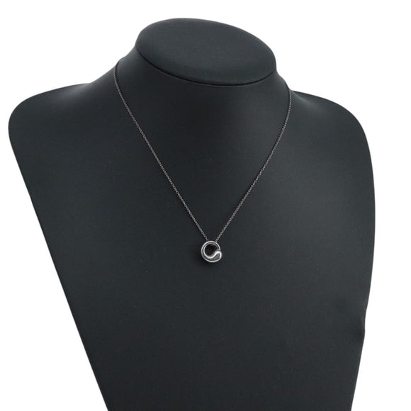 TIFFANY&Co. Eternal Circle Necklace Ag925 Silver tone Auth yk16202
