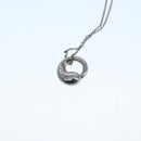 TIFFANY&Co. Eternal Circle Necklace Ag925 Silver tone Auth yk16202-4