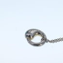 TIFFANY&Co. Eternal Circle Necklace Ag925 Silver tone Auth yk16202-5