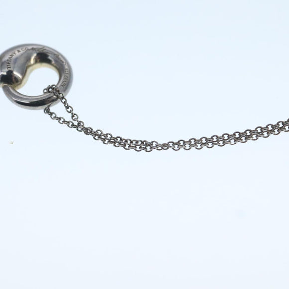 TIFFANY&Co. Eternal Circle Necklace Ag925 Silver tone Auth yk16202