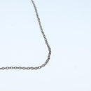 TIFFANY&Co. Eternal Circle Necklace Ag925 Silver tone Auth yk16202-9