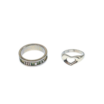 TIFFANY&Co. Ring Ag925 2Set Silver Auth yk16206