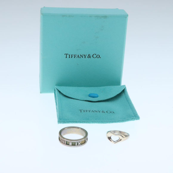 TIFFANY&Co. Ring Ag925 2Set Silver Auth yk16206