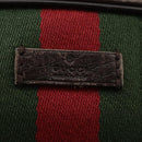 GUCCI GG Supreme Web Sherry Line Shoulder Bag Beige Silver 162910 Auth yk16237-15