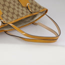 GUCCI GG Canvas Sherry Line Tote Bag Beige Gold 211971 Auth yk16245-7