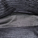 PRADA Hand Bag Safiano Leather Khaki Silver Auth yk16252-10