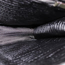 PRADA Hand Bag Safiano Leather Khaki Silver Auth yk16252-19