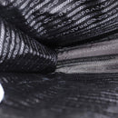 PRADA Hand Bag Safiano Leather Khaki Silver Auth yk16252-20