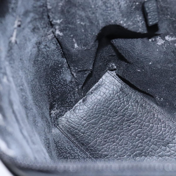 GUCCI Shoulder Bag Patent Leather Black Silver 001 3017 002058 Auth yk16254