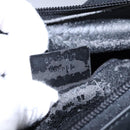 GUCCI Shoulder Bag Patent Leather Black Silver 001 3017 002058 Auth yk16254-12