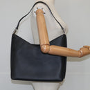 GUCCI Shoulder Bag Patent Leather Black Silver 001 3017 002058 Auth yk16254-21