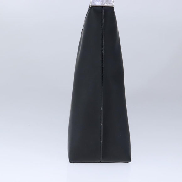 GUCCI Shoulder Bag Patent Leather Black Silver 001 3017 002058 Auth yk16254