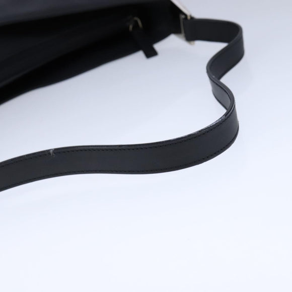 GUCCI Shoulder Bag Patent Leather Black Silver 001 3017 002058 Auth yk16254