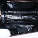 Salvatore Ferragamo Vala Chain Shoulder Bag Leather Brown Gold Auth yk16268-10