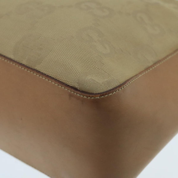 GUCCI GG Canvas Shoulder Bag Beige 001 3766 Auth yk16276