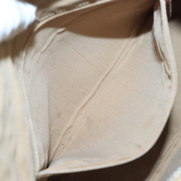 GUCCI GG Canvas Shoulder Bag Beige 001 3766 Auth yk16276