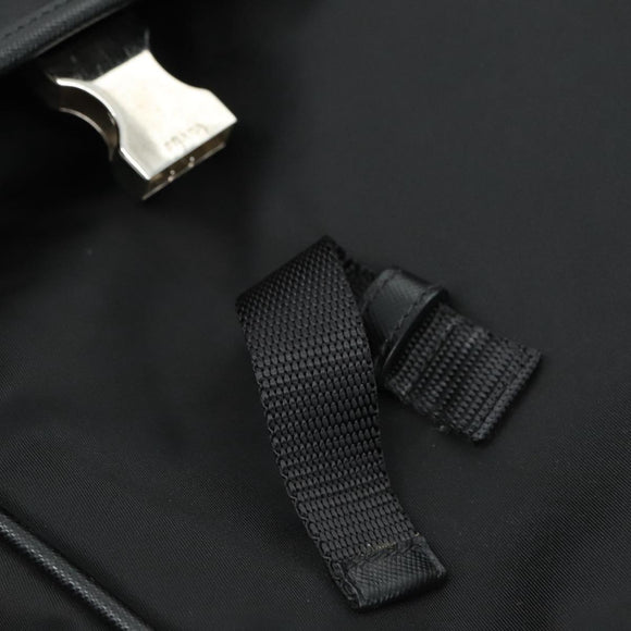 PRADA Shoulder Bag Nylon Black Auth yk16281